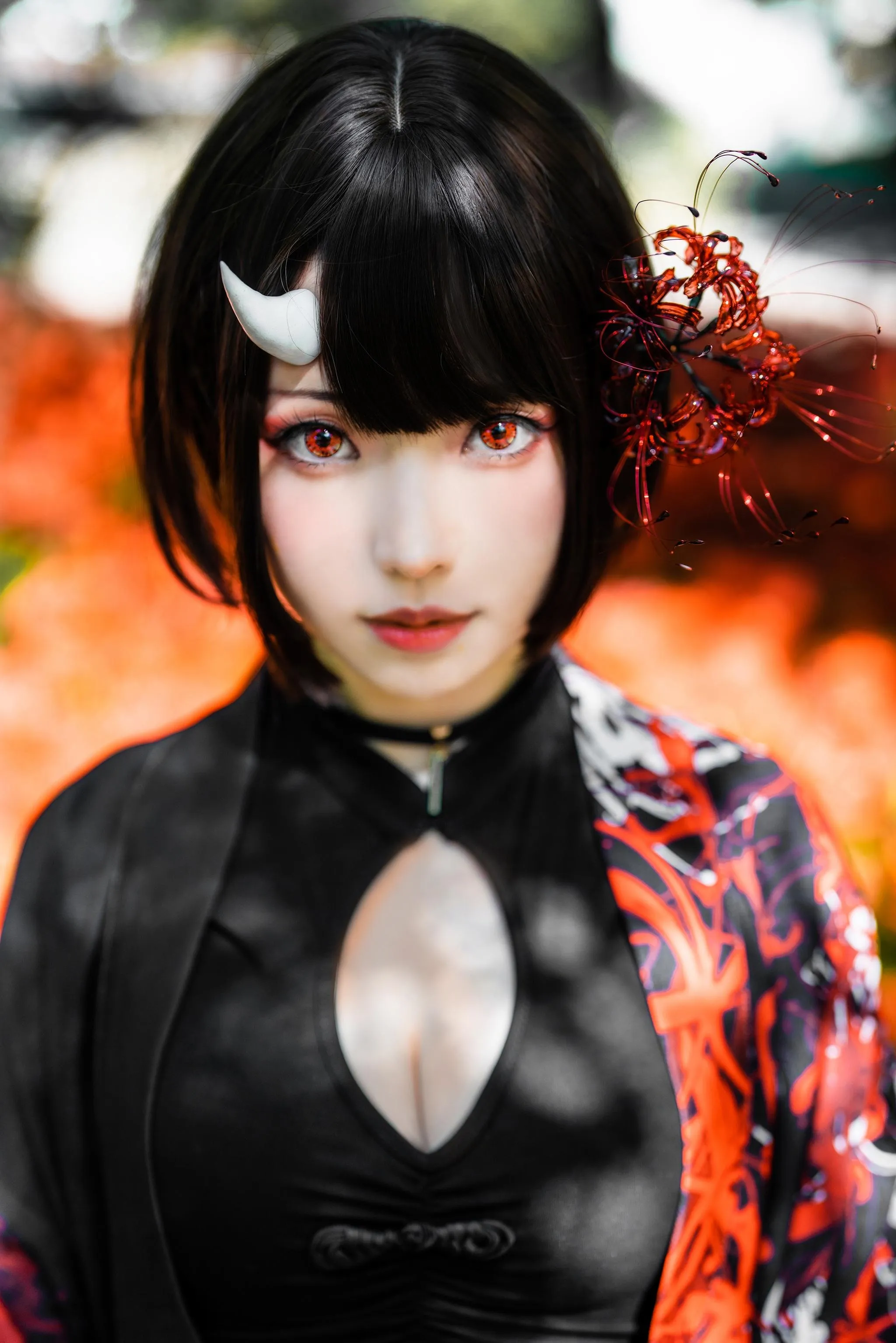ElyEE子 – NO.129 23年10月订阅-C-Red Higanbana 殷紅彼岸 [36P]插图2